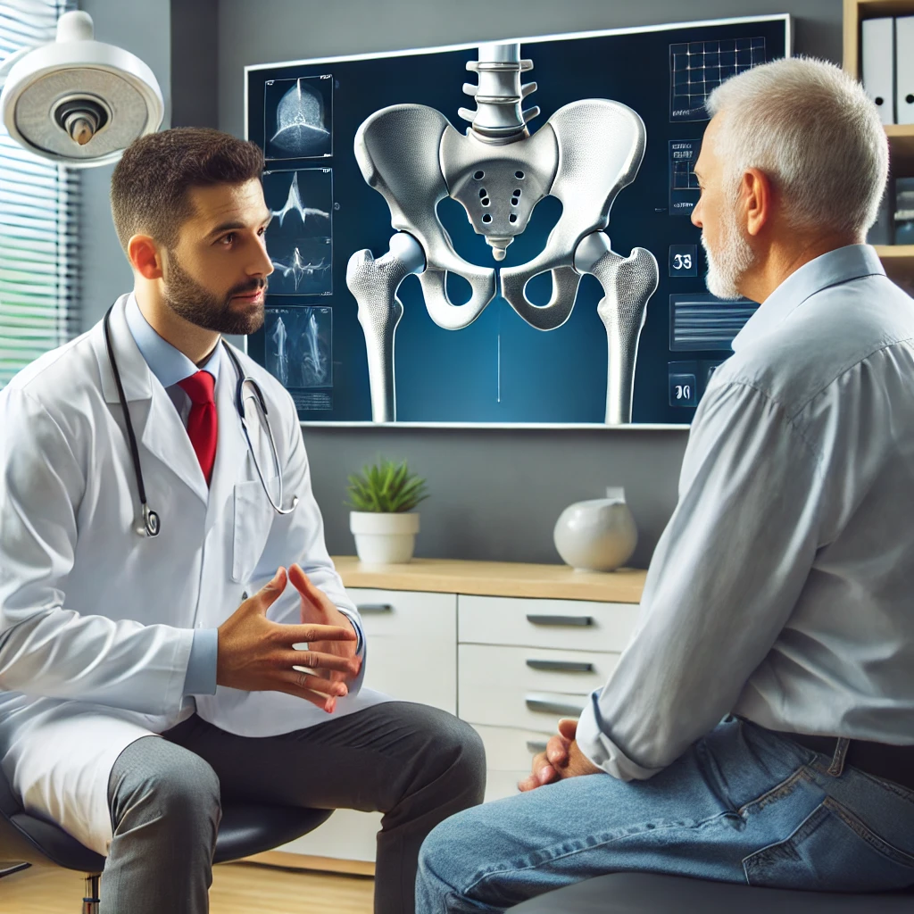 Un piccolo gruppo di professionisti medici si riunisce intorno a un tavolo  per discutere i casi dei pazienti. Ognuno di loro è vestito in modo  professionale e ha file sparsi tra di, image size:1024x1024